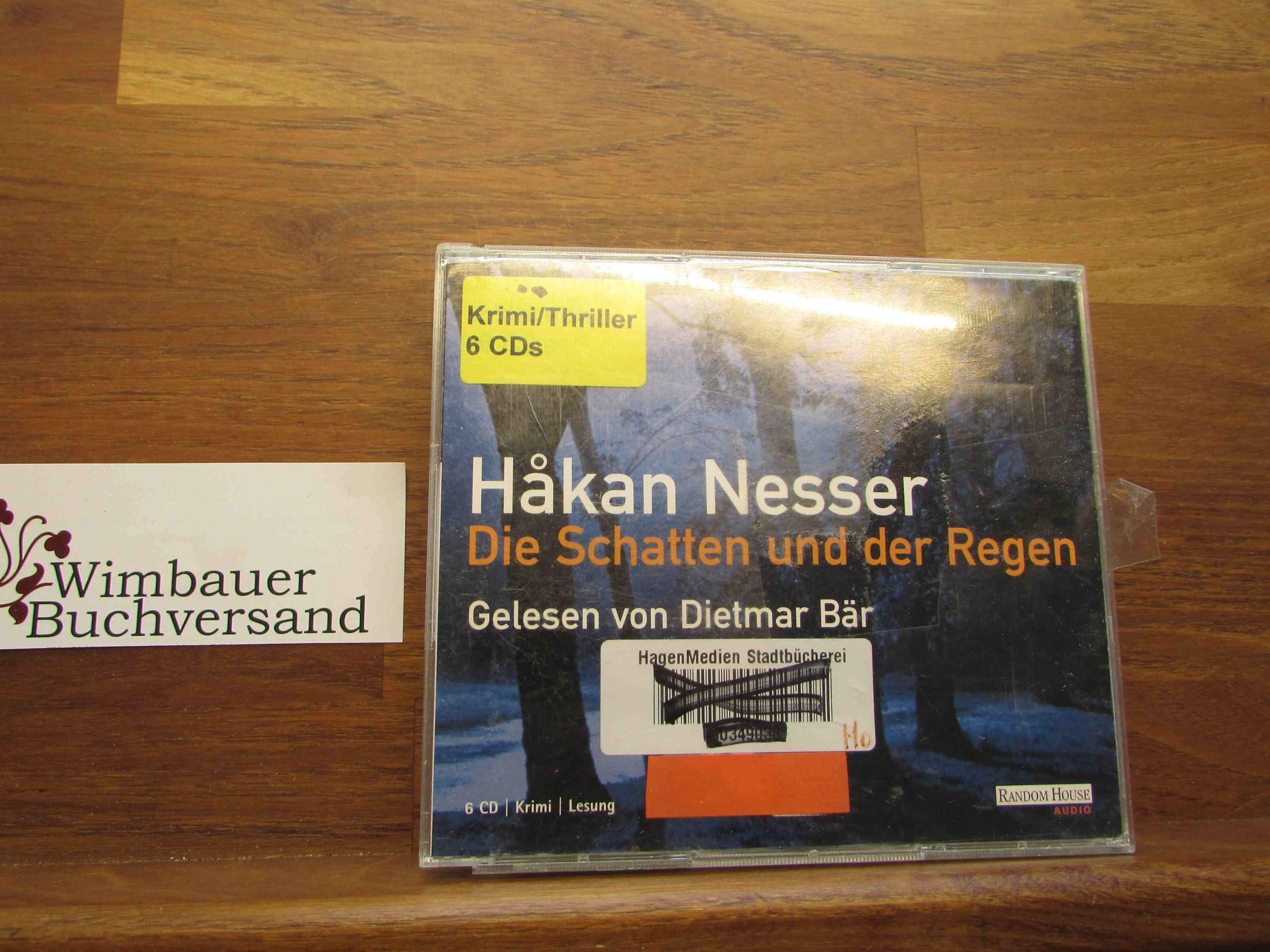 Die Schatten und der Regen: Gekürzte Lesung Contemporary literature