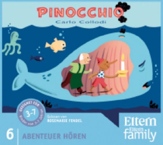Pinocchio - ELTERN-Edition "Abenteuer Hören" 2. 3 CD Novels & Short Stories