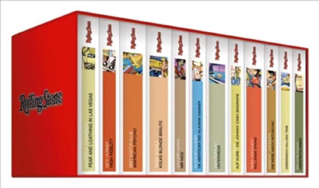Rolling Stone Talking Books Box: Fear and Loathing in Las Vegas; High Fidelity; American Psycho; Kolks blonde Bräute; Mr. Nice; Die musikalischen ... Die Reise nach Petuschki; Greenwich Killi... Contemporary literature Books