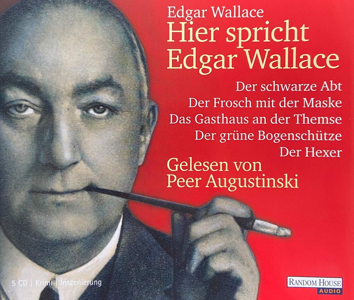 Edgar Wallace - Der schwarze Abt - Der Hexer - 5 CD Books