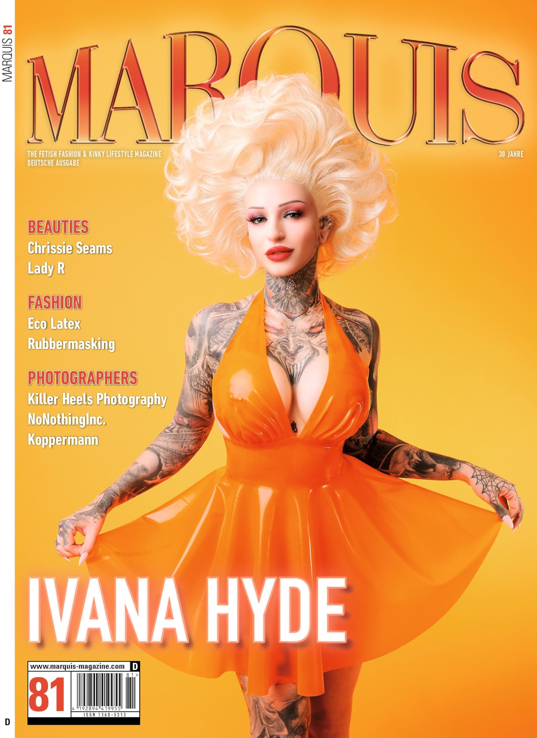 MARQUIS Magazine No. 81 - Fetish, Fashion, Latex & Lifestyle -- Deutsche Ausgabe Photography