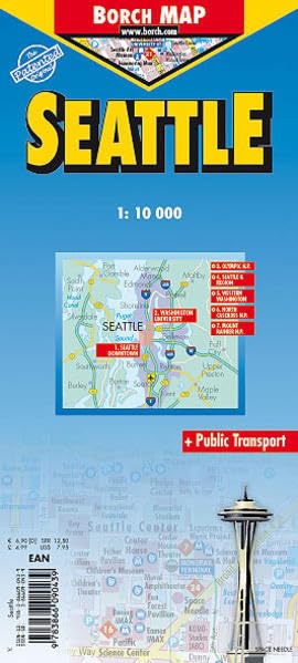 Seattle: 1:10000. Einzelkarten: Seattle Downtown 1:10000; Washington University 1:10000; Olympic National Park 1:500000; North Cascades National Park ... 1 200000; Public Transportation (Borch Map) Leisure, Home & Garden