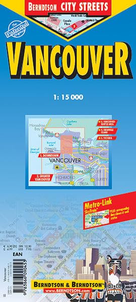 Vancouver: 1:15 000. Einzelkarten: Vancouver 1:15 000; Greater Vancouver 1:100 000; Vancouver - Seattle Area 1:1 800 000; Granville Island 1:5 500; ... Zones (Berndtson City Streets) Leisure, Home & Garden