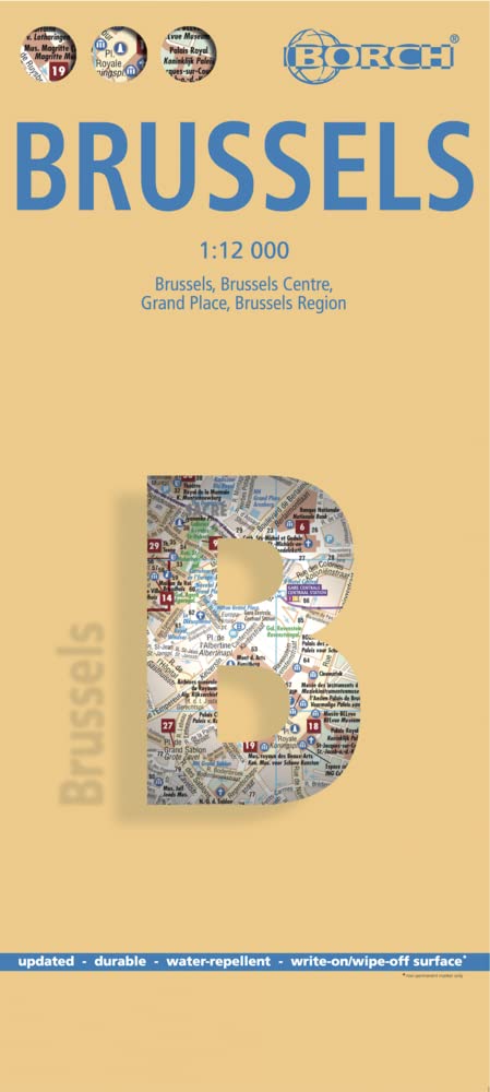 Bruxelles / Brussel / Brussels 1:12 000 (Borch Map) Leisure, Home & Garden