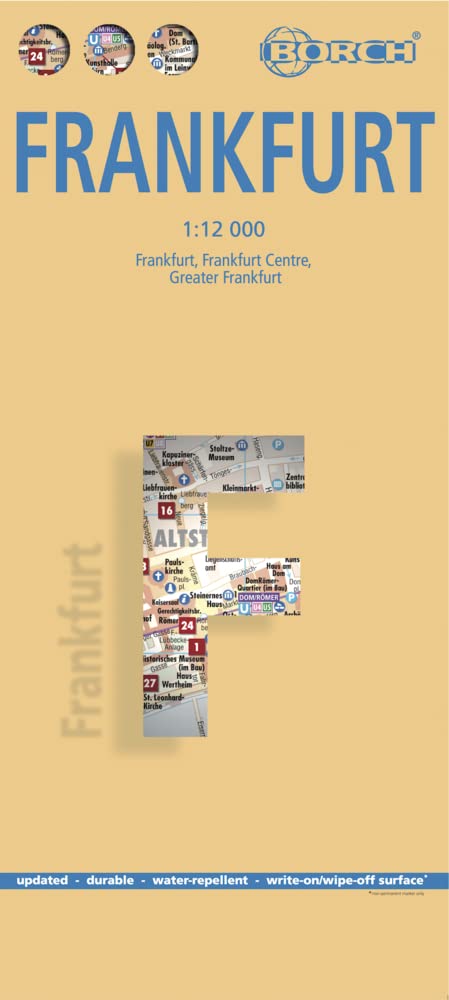 Frankfurt am Main, Borch Map Leisure, Home & Garden Books