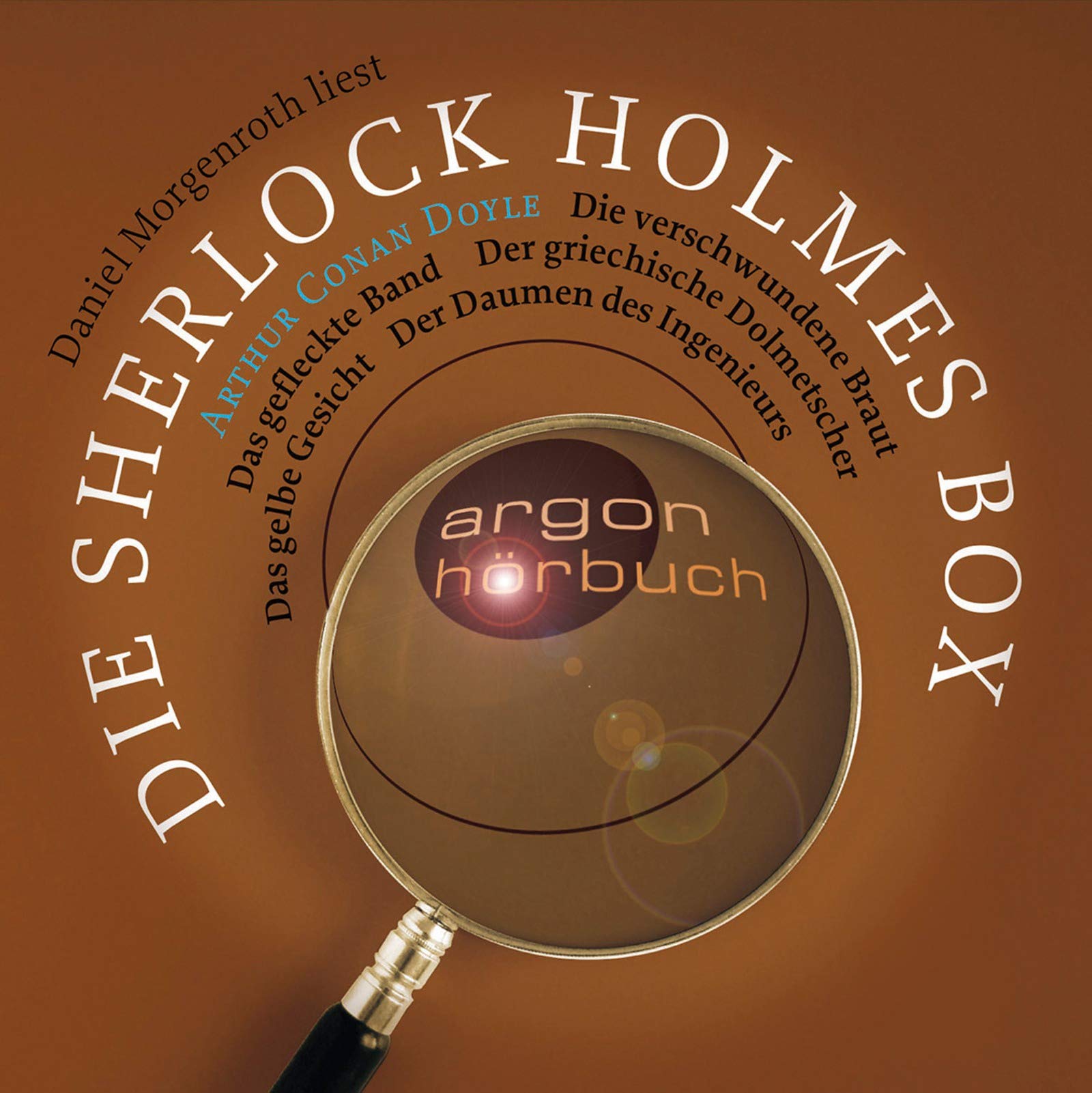 Die Sherlock Holmes Box - braun: Der griechische Dolmetscher /Das gelbe Gesicht /Der Daumen des Ingenieurs /Das gefleckte Band /Die verschwundene Braut Action & Adventure