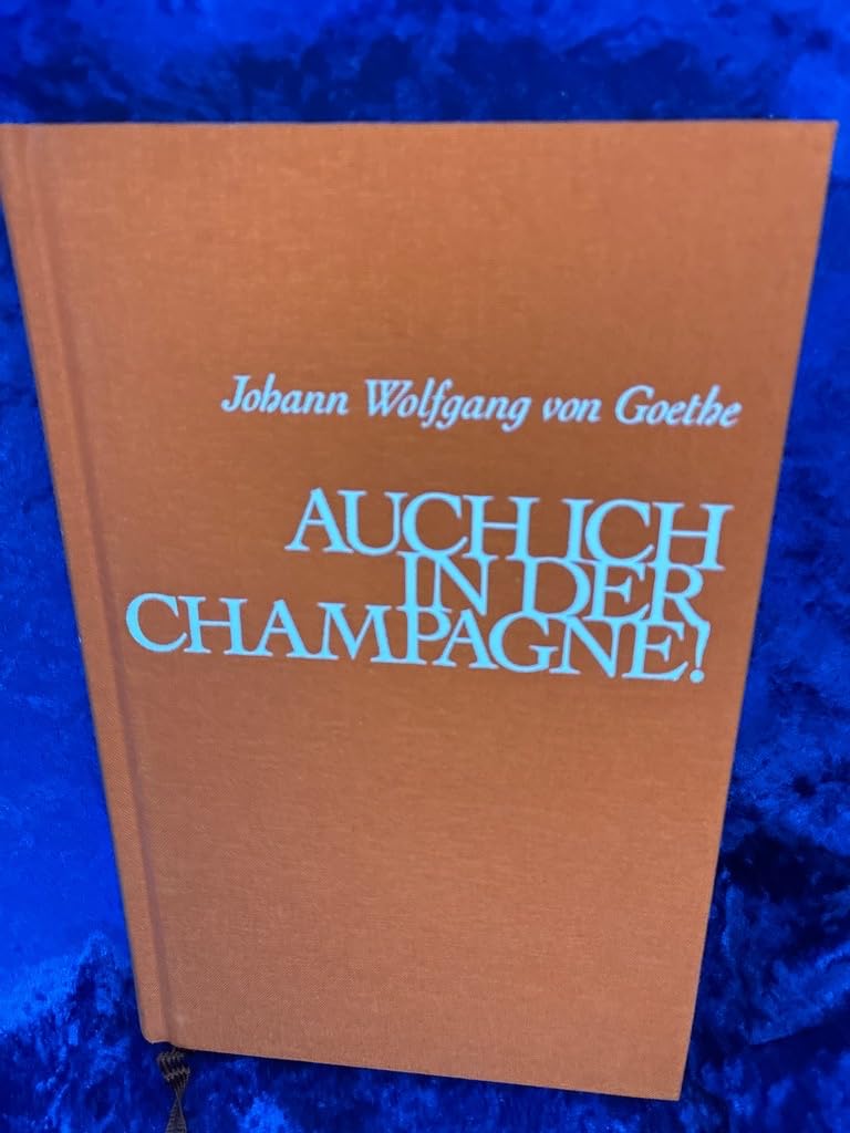 Auch ich in der Champagne!: Nachw. v. Gustav Seibt Historical Fiction