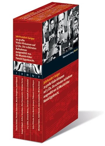 Jahrhundert Geiger II: 20 große Violin-Virtuosen auf 5 CDs. Die schönsten Aufnahmen Arts & Music