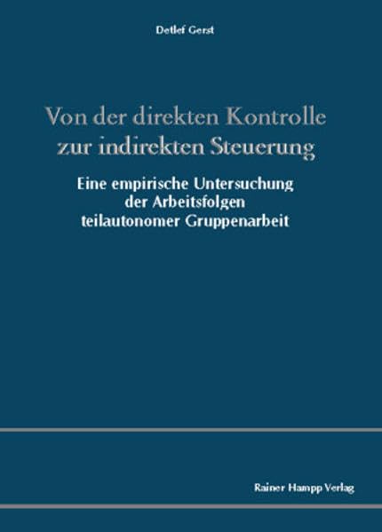 Von der direkten Kontrolle zur indirekten Steuerung Law