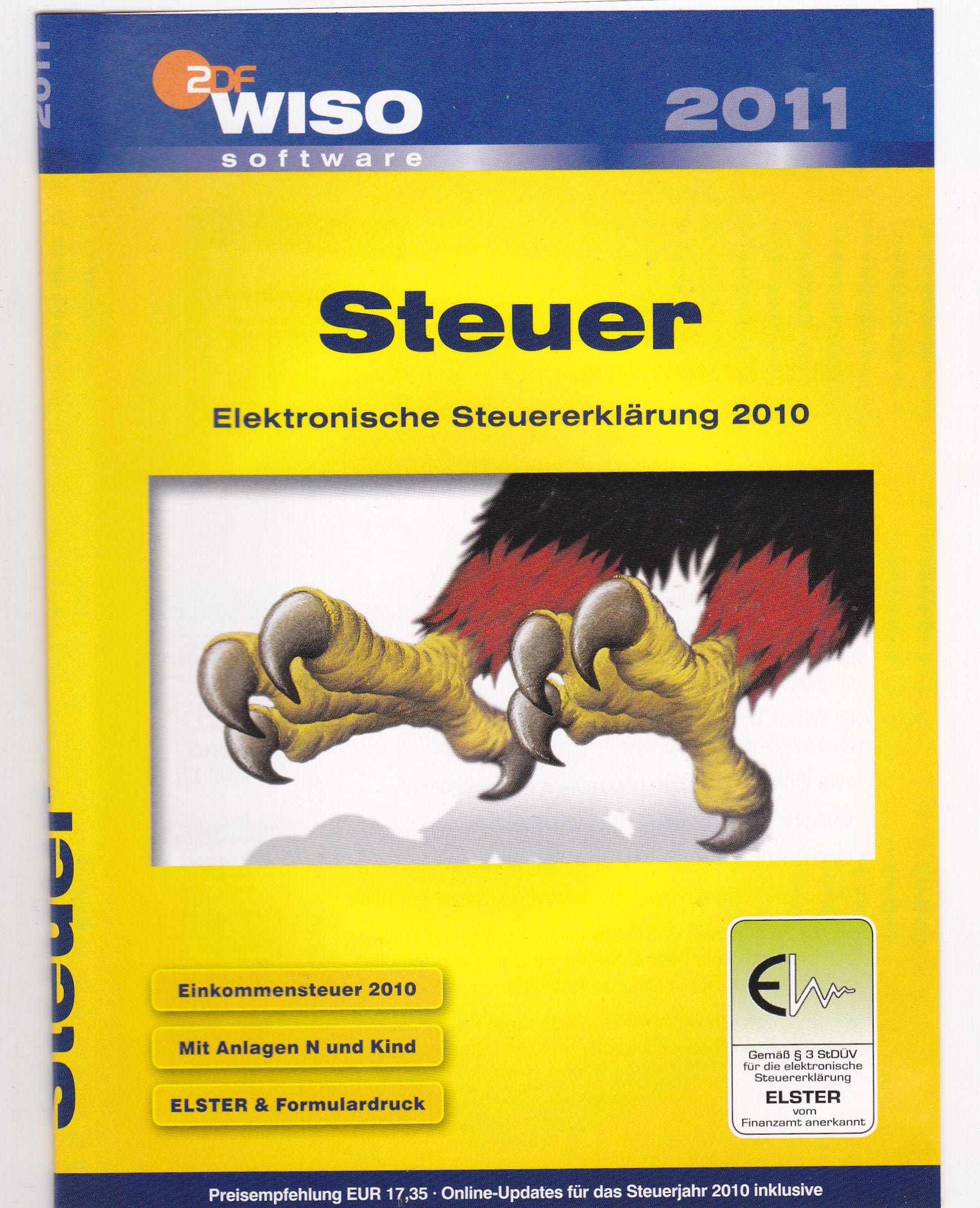 WISO Steuer 2011 (für Steuerjahr 2010) Taxes & Bookkeeping