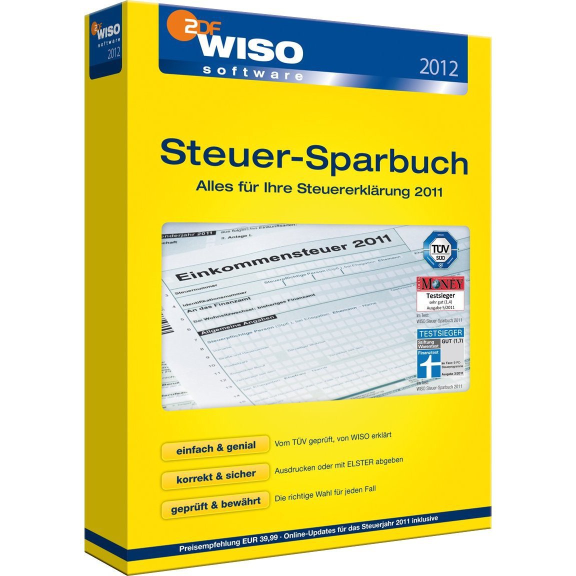 WISO Steuer-Sparbuch 2012 (für Steuerjahr 2011) Taxes & Bookkeeping