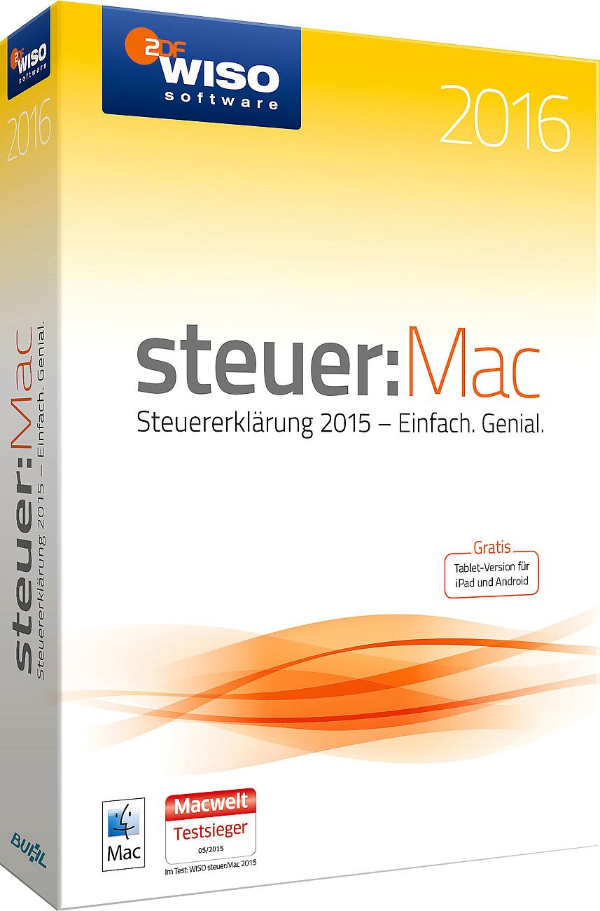 WISO steuer:Mac 2016 (für Steuerjahr 2015) Taxes & Bookkeeping