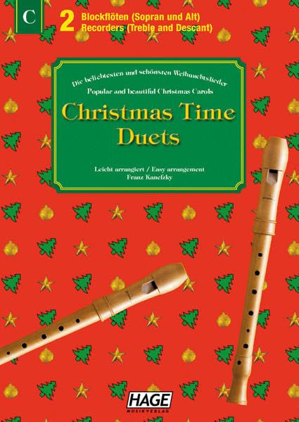 Christmas Time Duets für 2 Blockflöten Sheet Music