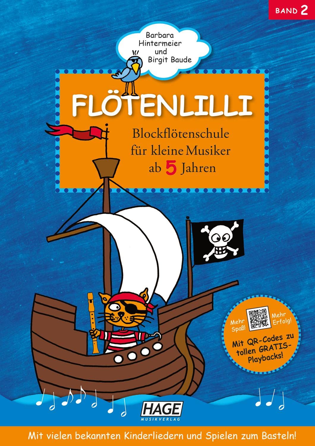 Flötenlilli 2 mit QR-Codes Sheet Music
