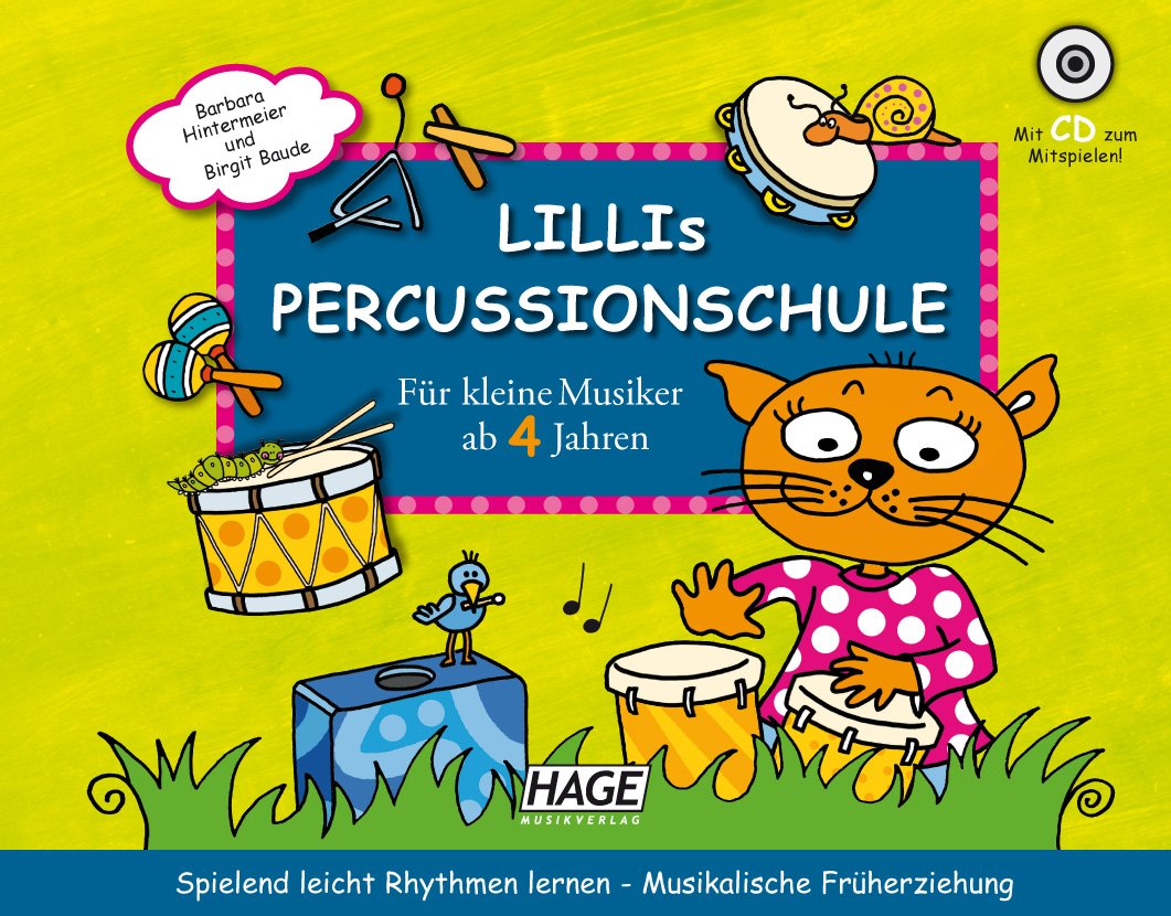 Lillis Percussionschule mit CD Sheet Music