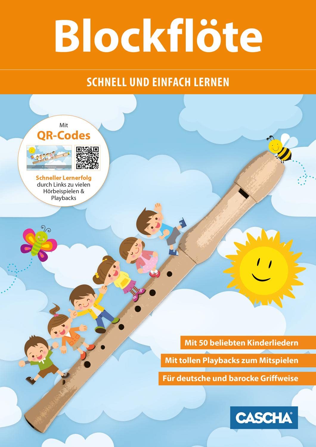 Blockflöte - Schnell und einfach lernen mit QR-Codes Sheet Music