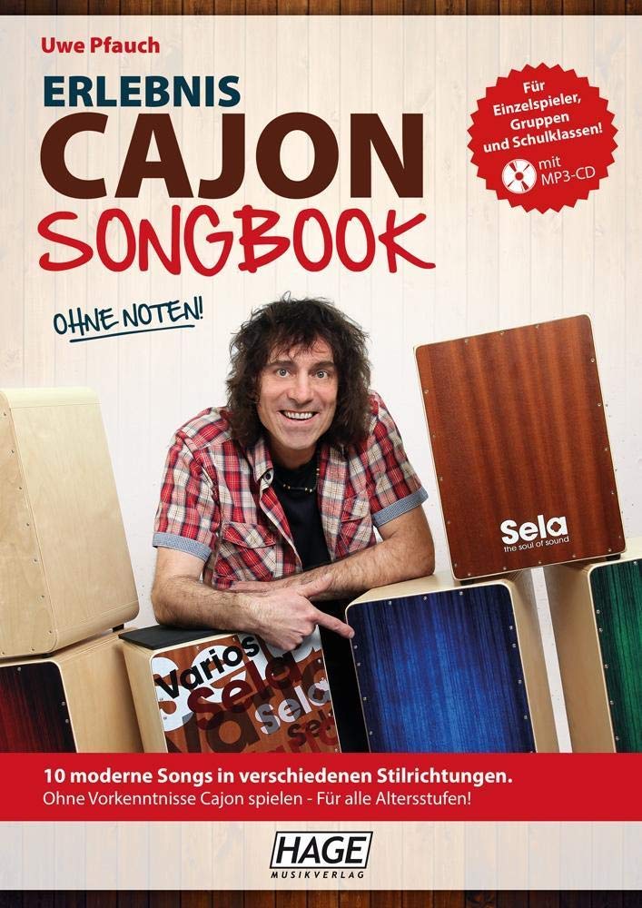 Erlebnis Cajon Songbook + MP3-CD Sheet Music