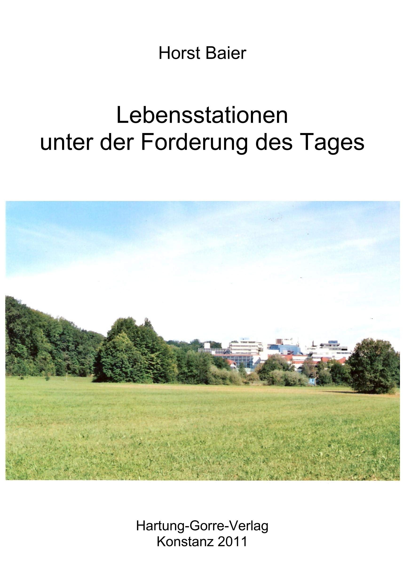 Lebensstationen unter der Forderung des Tages Art & Literature