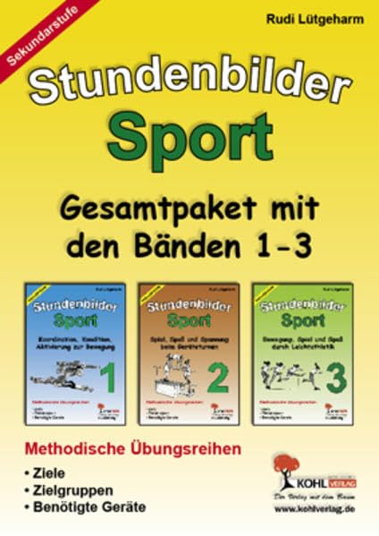 Stundenbilder Sport Sekundarstufe / Gesamtpaket - Bd. 1-3 book