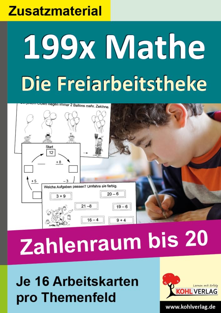 199x Mathe - Die Freiarbeitstheke: Zahlenraum bis 20 Study Guides