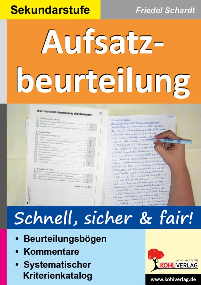 Aufsatzbeurteilung in der Sekundarstufe: Schnell, sicher & fair! Professional & Reference Books