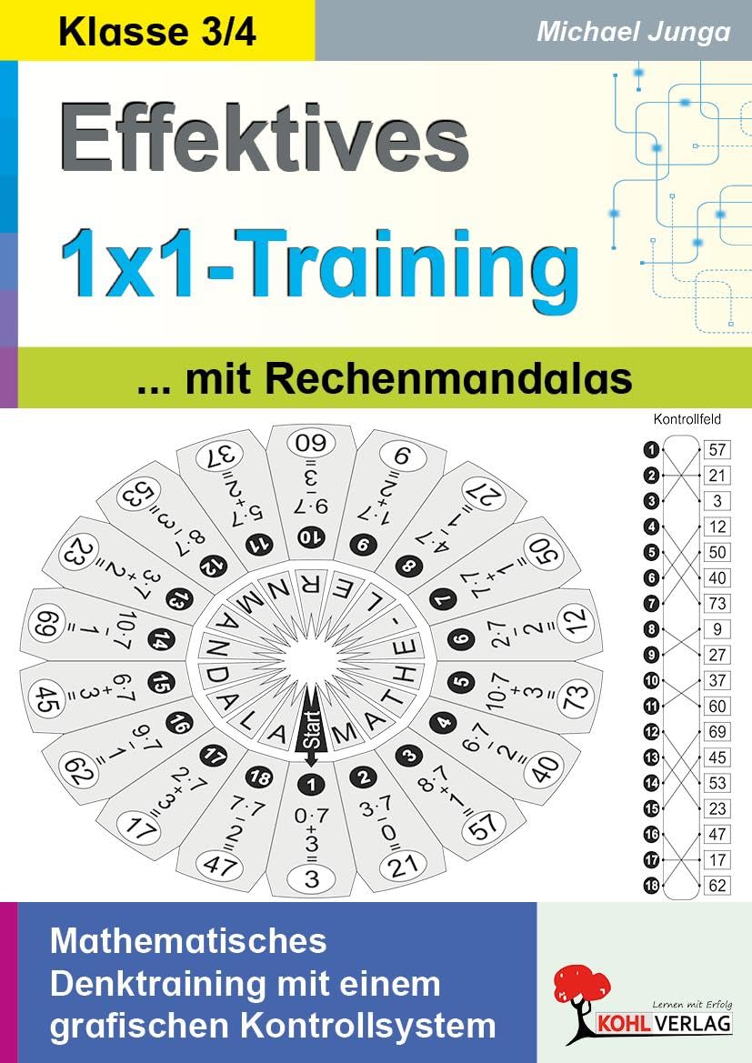 Effektives 1x1-Training mit Rechenmandalas Study Guides Books