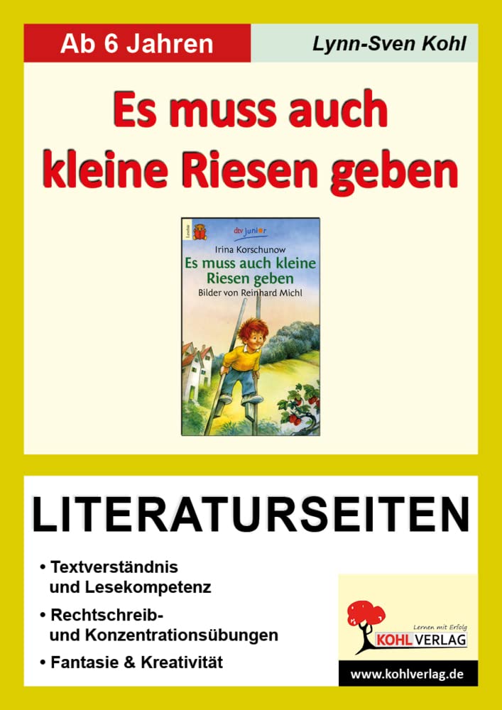 Es muss auch kleine Riesen geben - Literaturseiten Study Guides