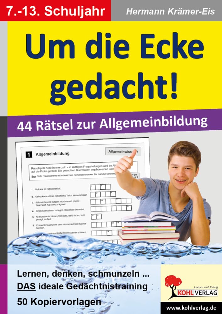 Um die Ecke gedacht!: 44 Rätsel zur Allgemeinbildung Professional & Reference Books