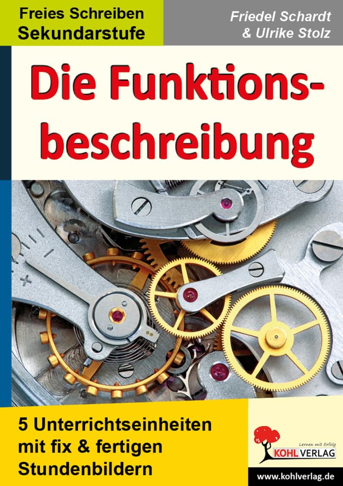 Die Funktionsbeschreibung 6 fertige Stundenbilder für die SEK Professional & Reference Books