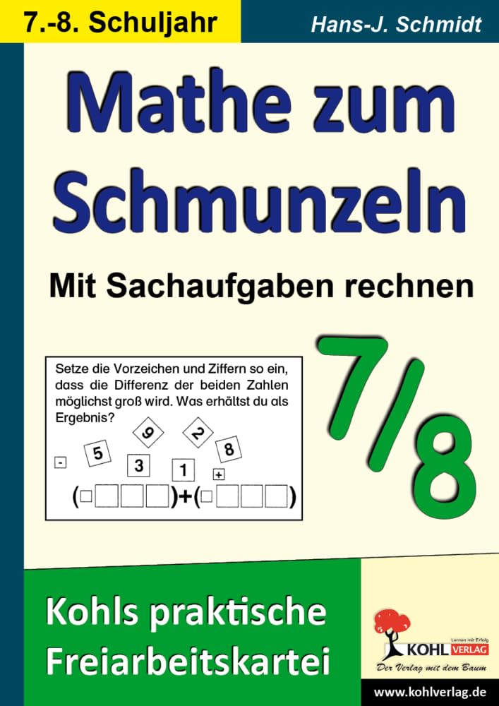 Mathe zum Schmunzeln - Sachaufgaben, 7.-8. Schuljahr Education & Training