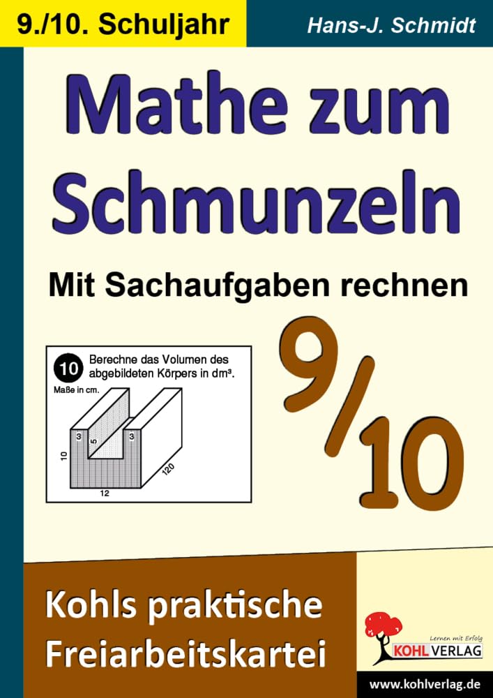 Mathe zum Schmunzeln - Sachaufgaben, 9.-10. Schuljahr Education & Training
