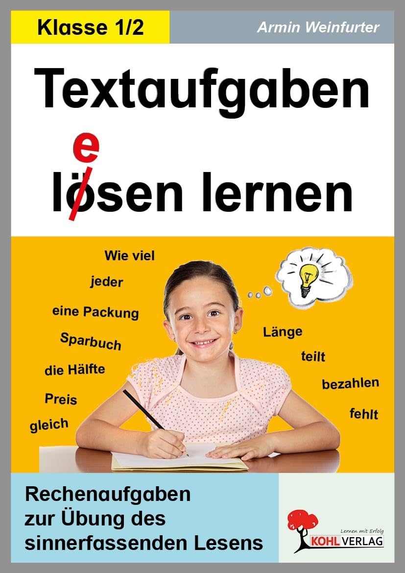 Textaufgaben l(e)ösen lernen - 1.-2. Schuljahr Study Guides