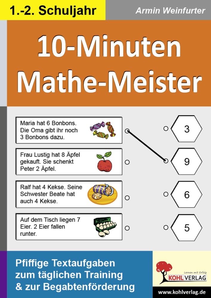 10-Minuten-Mathe-Meister / 1.-2. Schuljahr Education & Training