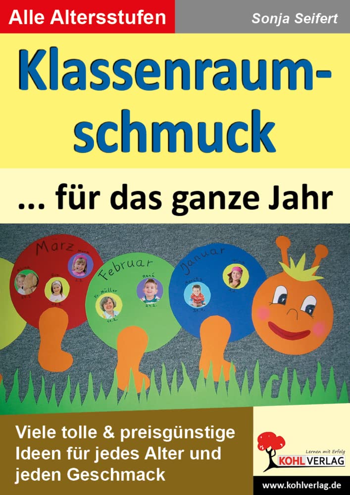 Klassenraumschmuck für das ganze Jahr Study Guides