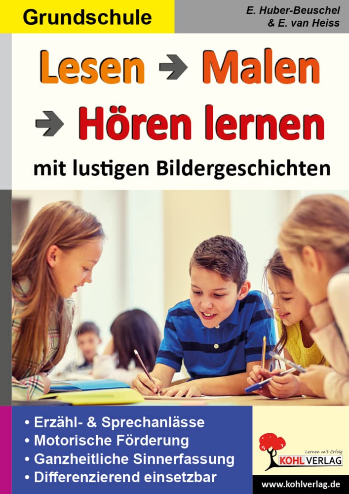 Lesen - Malen - Hören lernen ... mit lustigen Geschichten Study Guides