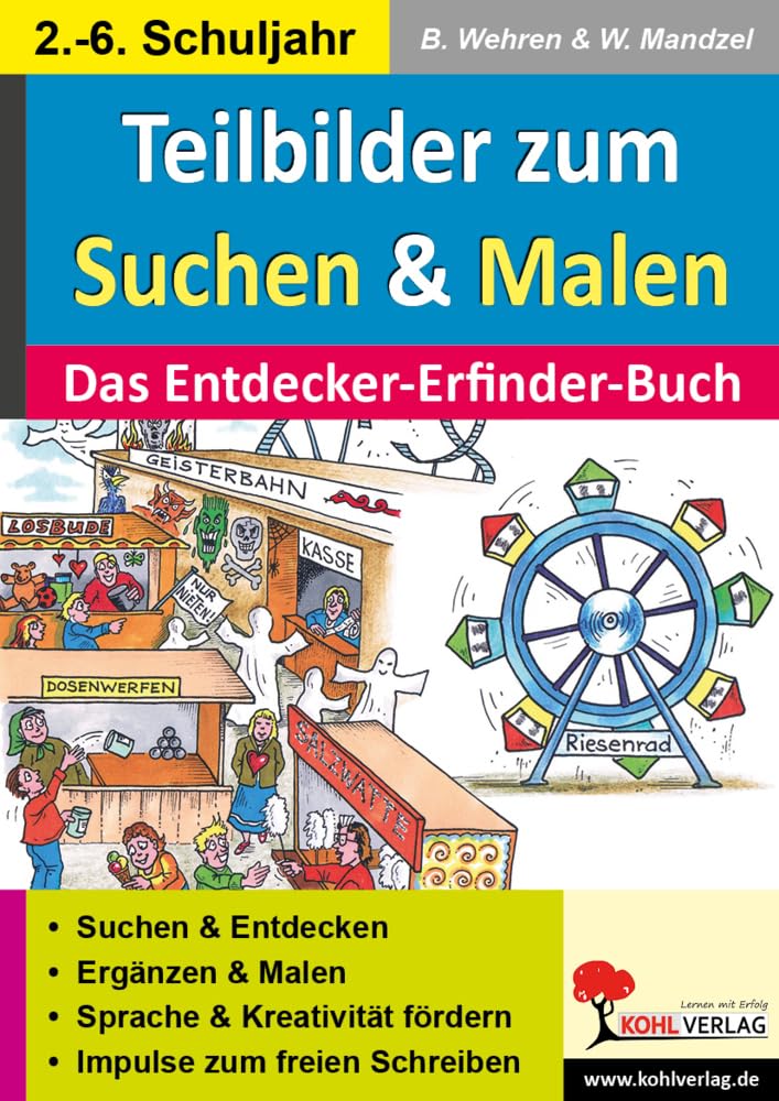 Teilbilder zum Suchen & Malen: Das Entdecker-Erfinder-Buch Professional & Reference Books