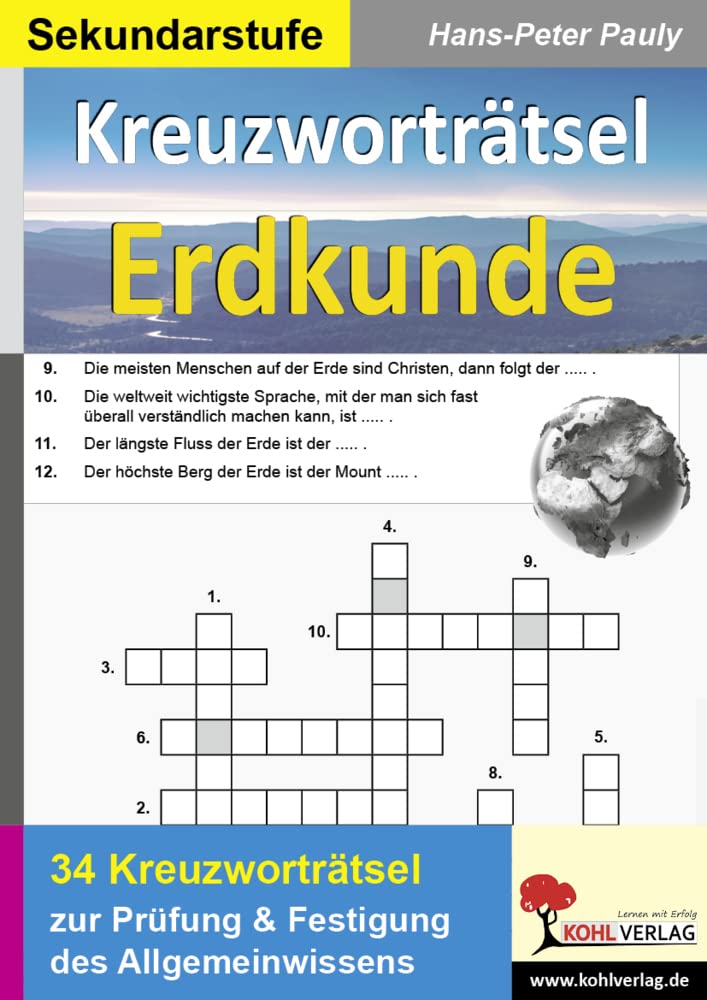 Kreuzworträtsel Erdkunde General education