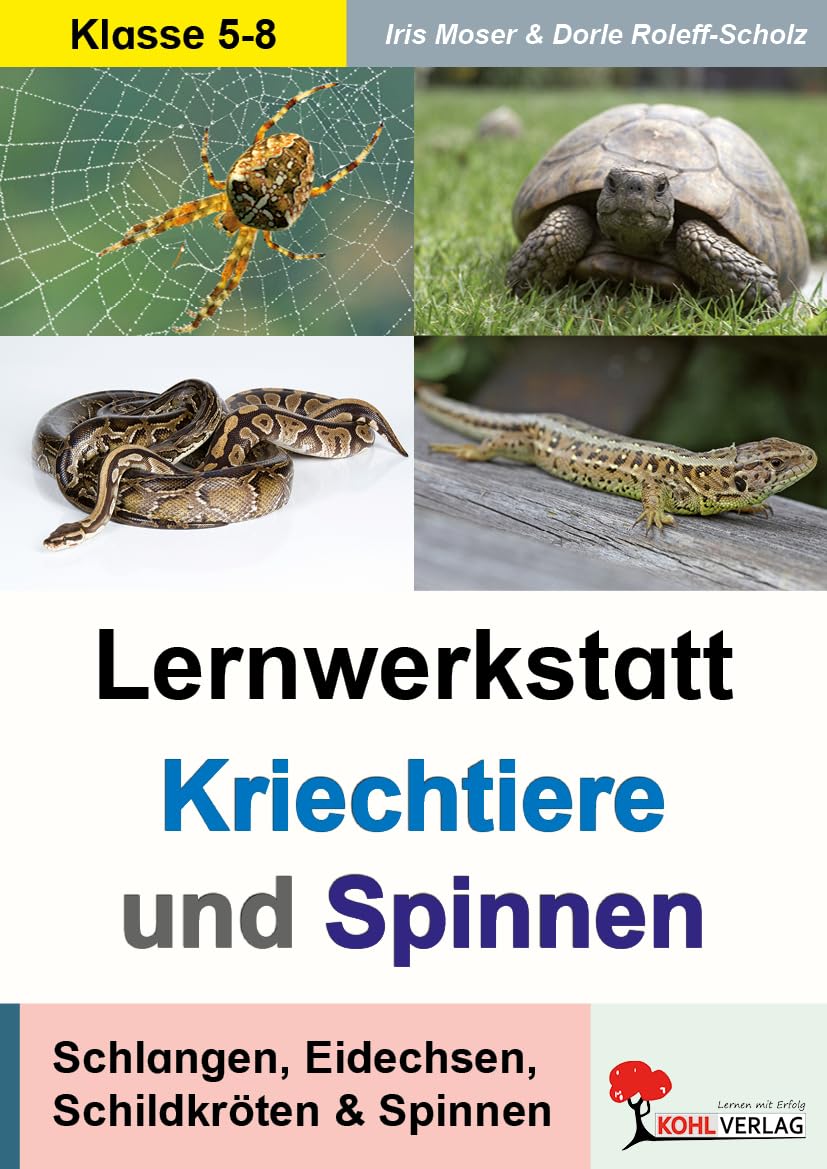 Lernwerkstatt Kriechtiere und Spinnen Natural Sciences Books