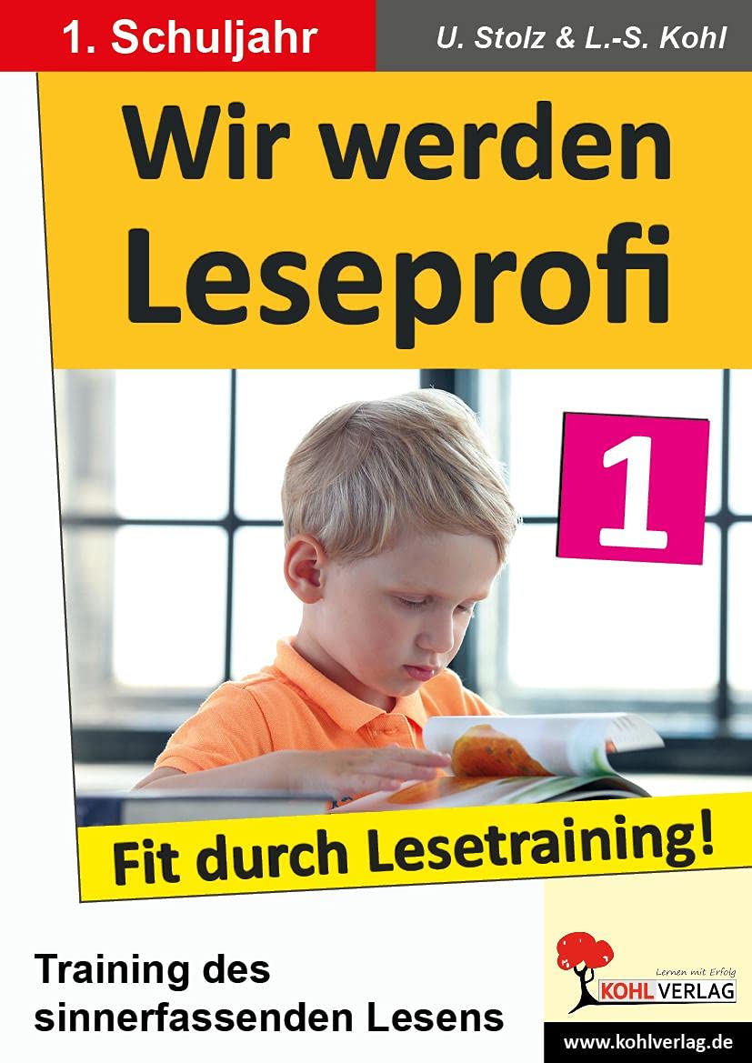 Wir werden Leseprofi - Fit durch Lesetraining! 1. Schuljahr Professional & Reference Books