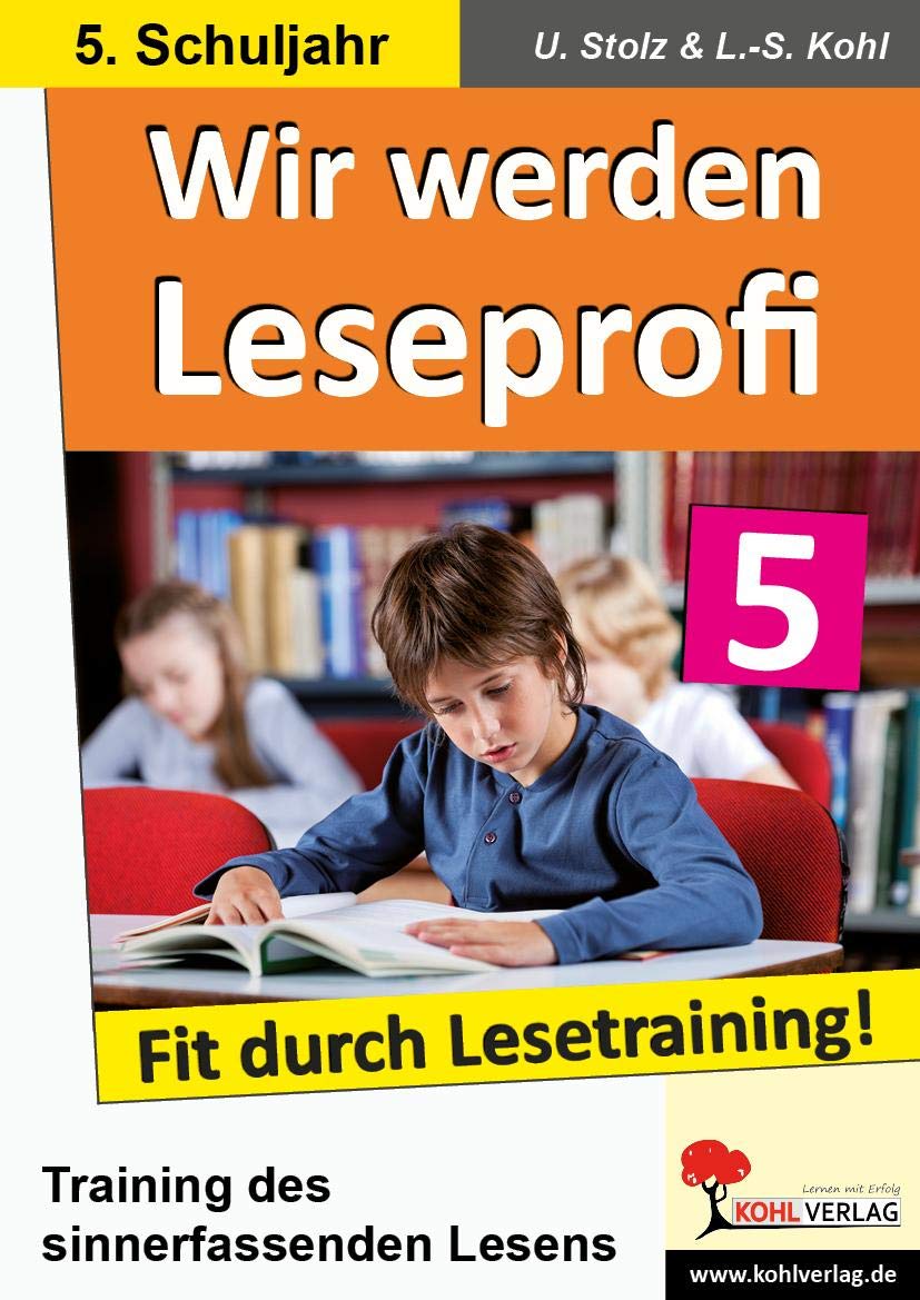 Wir werden Leseprofi, Fit durch Lesetraining: 5. Schuljahr Professional & Reference Books
