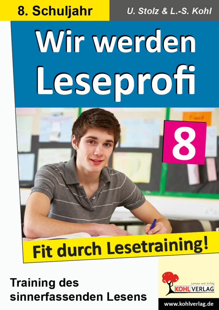 Wir werden Leseprofi, Fit durch Lesetraining: 8. Schuljahr Professional & Reference Books