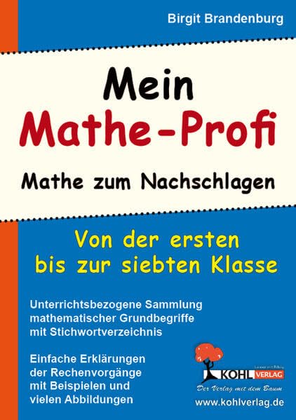 Mein Mathe-Profi: Mathe zum Nachschlagen (bis 7. Schuljahr) Study Guides