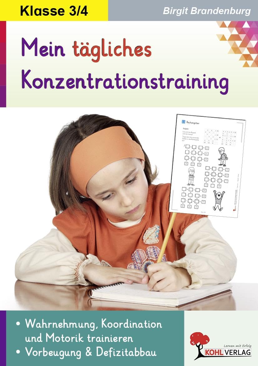 Product Image: Kohls Konzentrationstraining -  3.-4. Schuljahr
