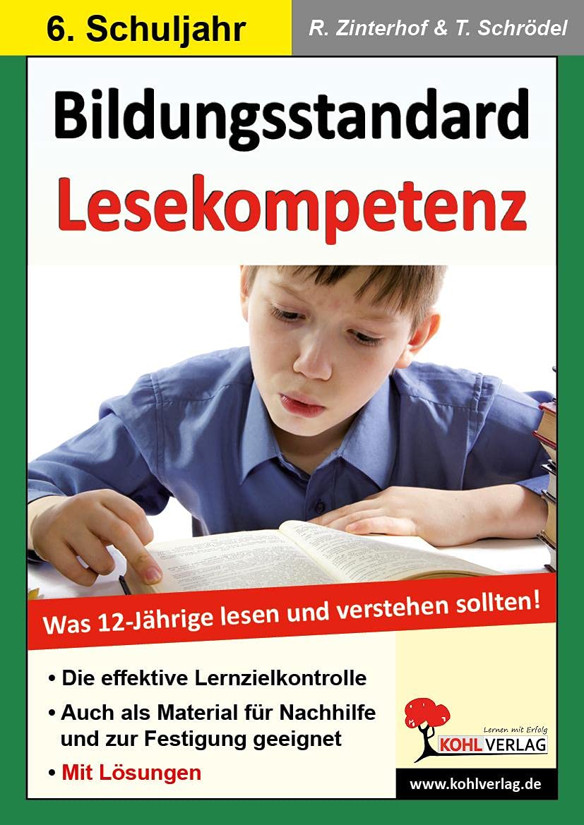 Bildungsstandard Lesekompetenz / Was 12-Jährige lesen und verstehen sollten! Professional & Reference Books