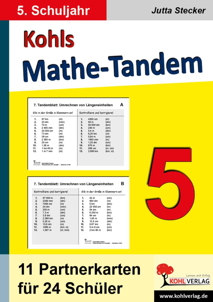 Kohls Mathe-Tandem 5: Partnerrechnen im 5. Schuljahr Education & Training