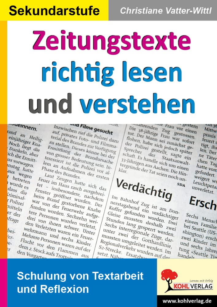 Zeitungstexte richtig lesen und verstehen Professional & Reference Books