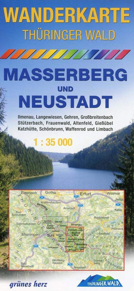 Thüringer Wald Masserberg und Neustadt 1 : 35 000 Wanderkarte book