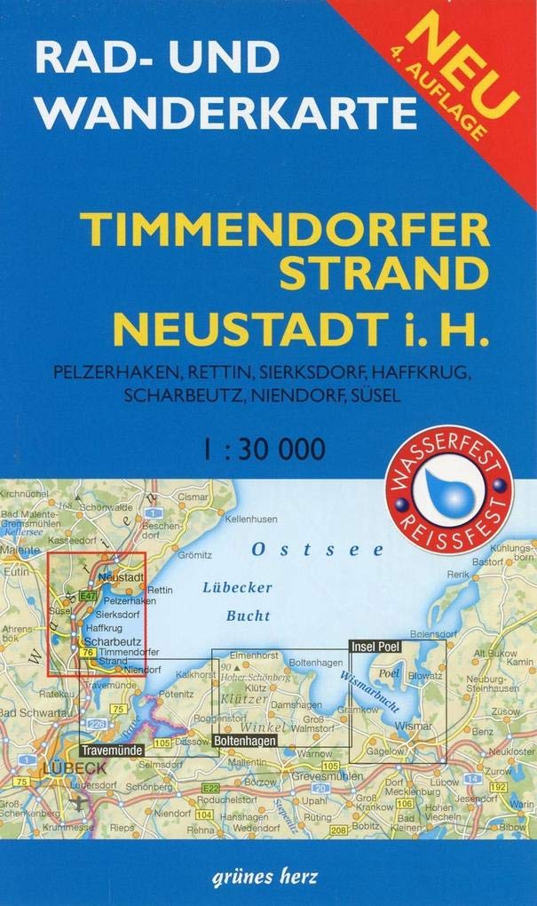 Timmendorfer Strand, Neustadt in Holstein 1 : 30 000 Rad- und Wanderkarte book
