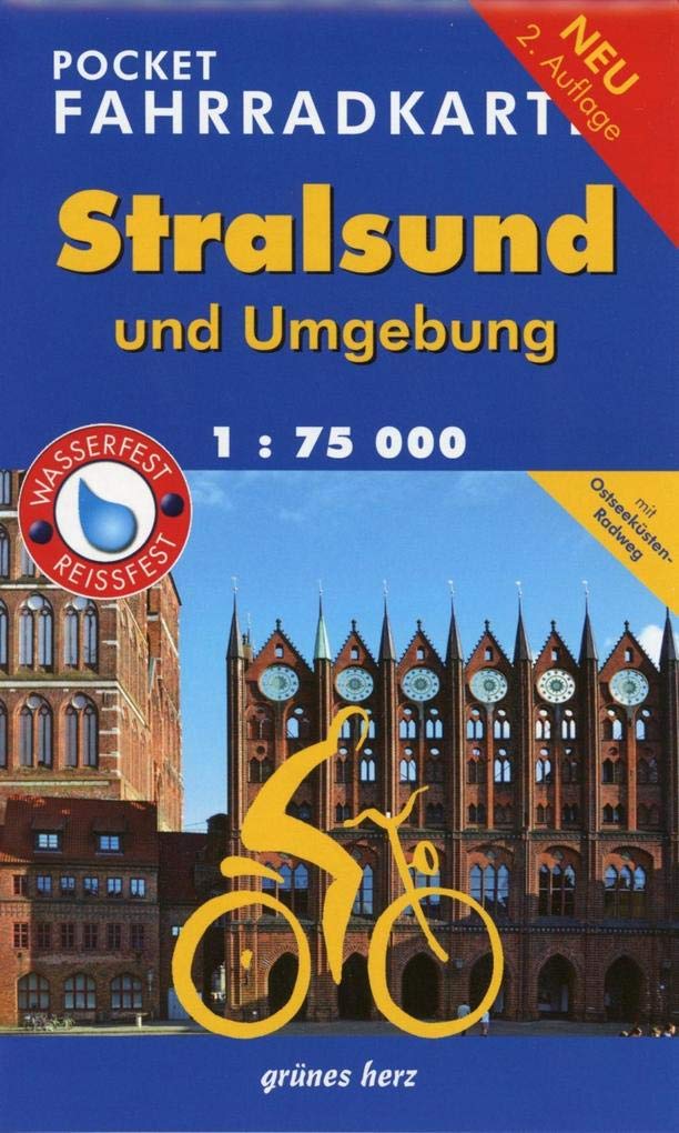 Stralsund und Umgebung Pocket Fahrradkarte 1 : 75 000 Leisure, Home & Garden