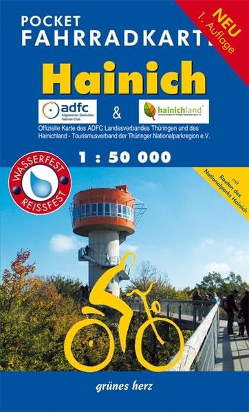 Pocket-Fahrradkarte Hainich Leisure, Home & Garden